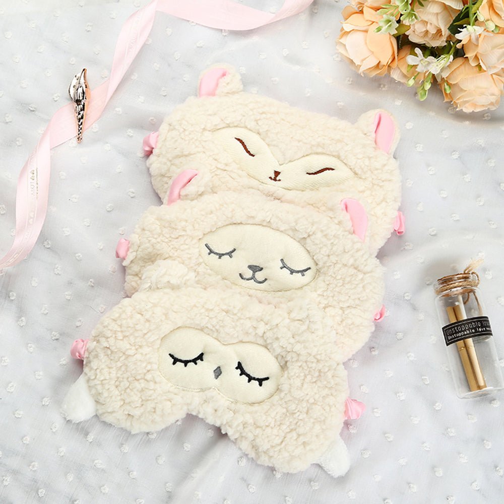 Plush Sheep Sleep Mask - WowStore.live