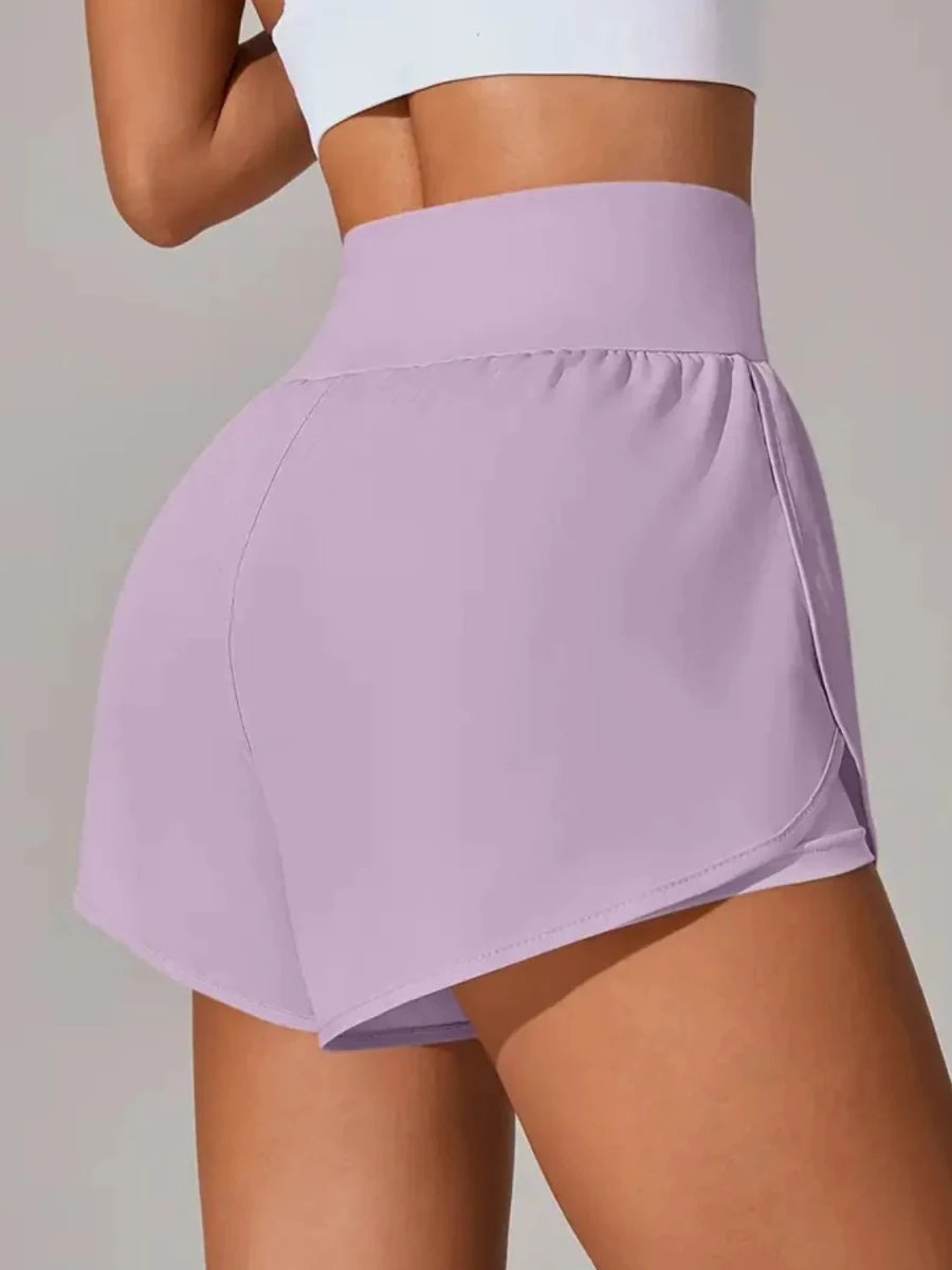 Pocketed High Waist Active Shorts - Wow Store