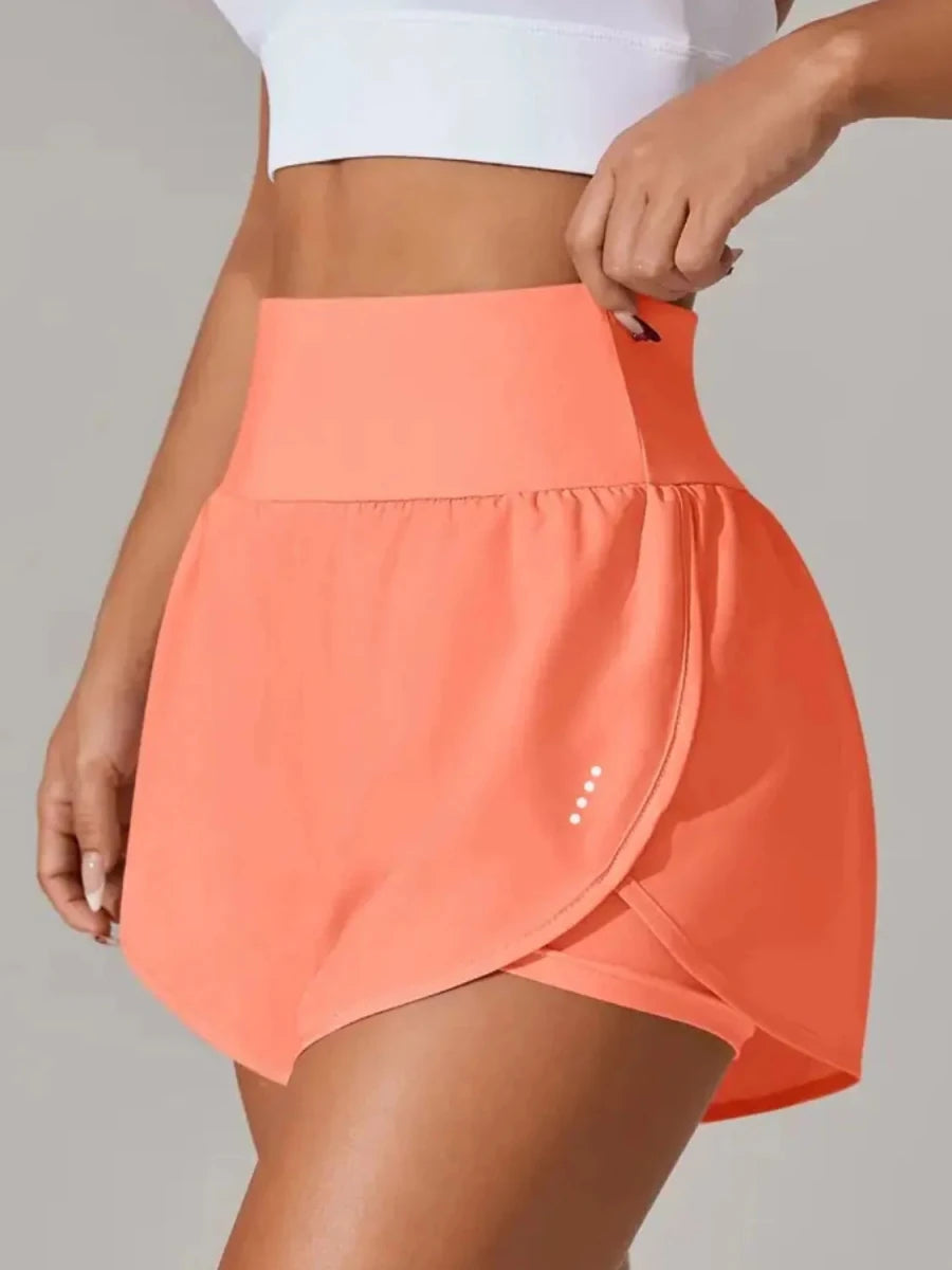 Pocketed High Waist Active Shorts - Wow Store