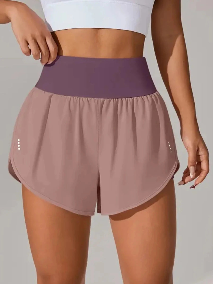 Pocketed High Waist Active Shorts - Wow Store