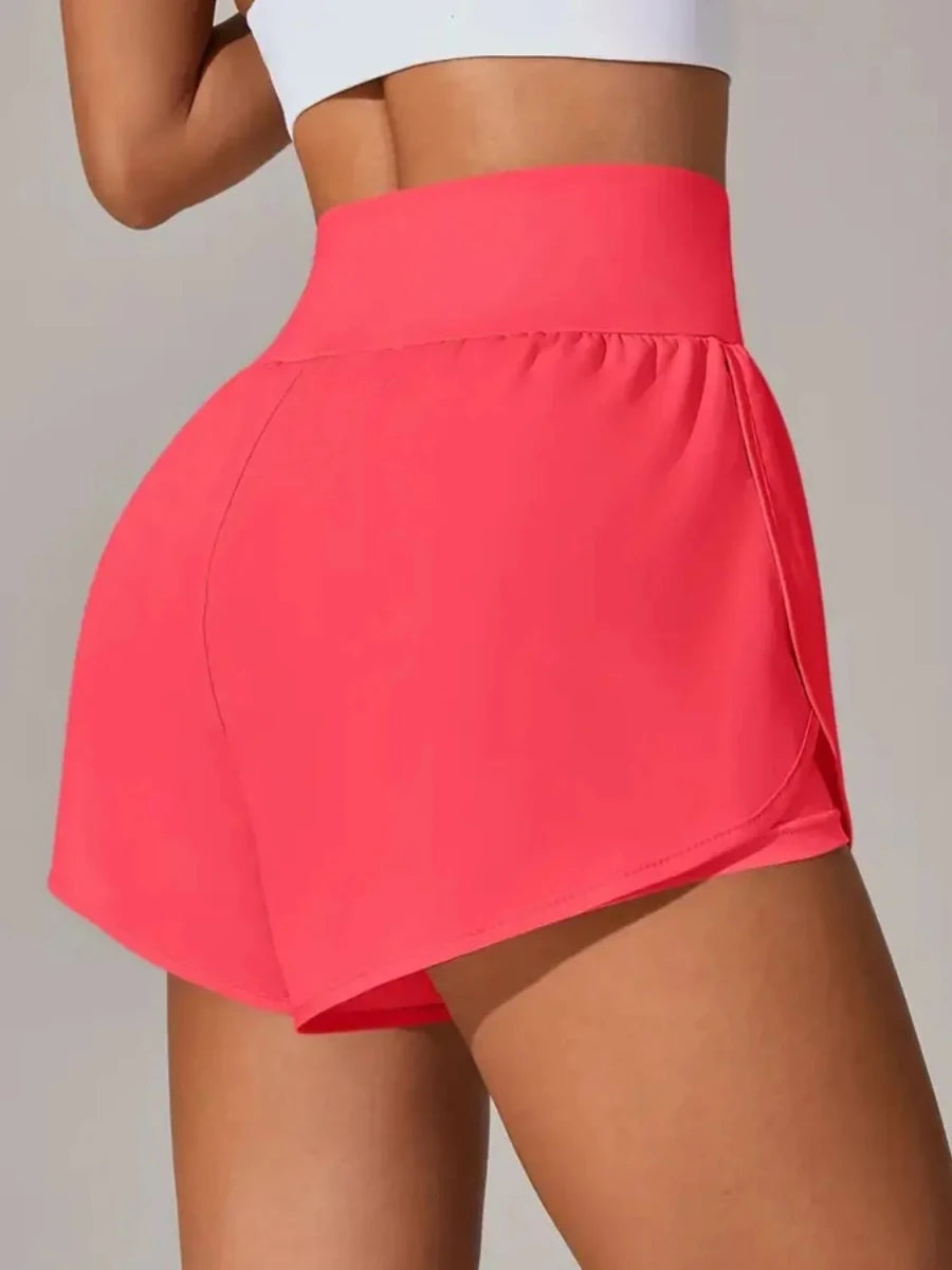 Pocketed High Waist Active Shorts - Wow Store
