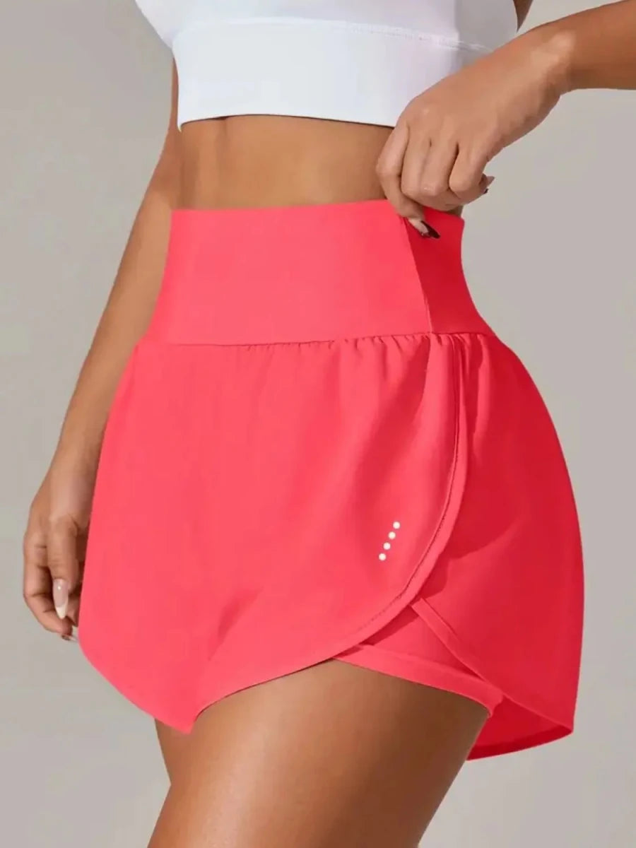 Pocketed High Waist Active Shorts - Wow Store
