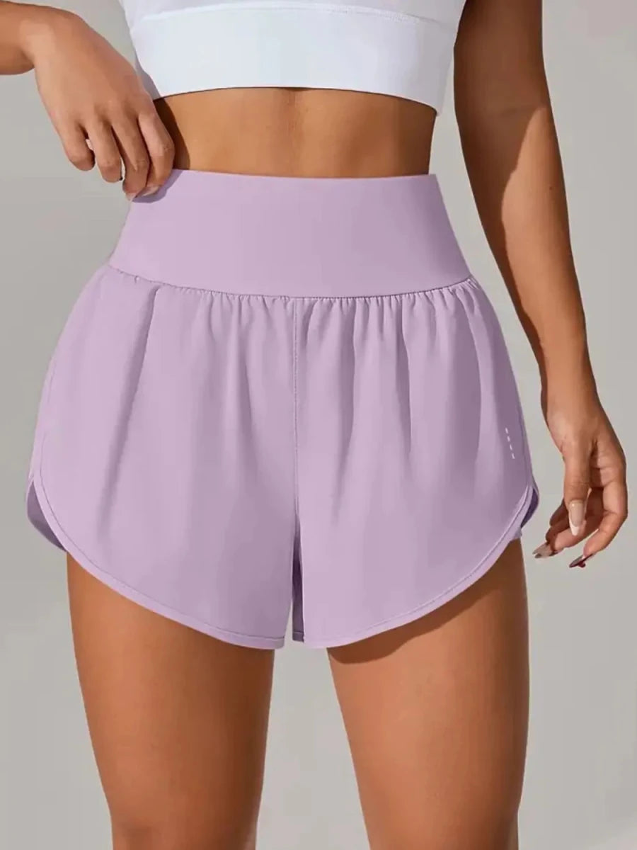 Pocketed High Waist Active Shorts - Wow Store