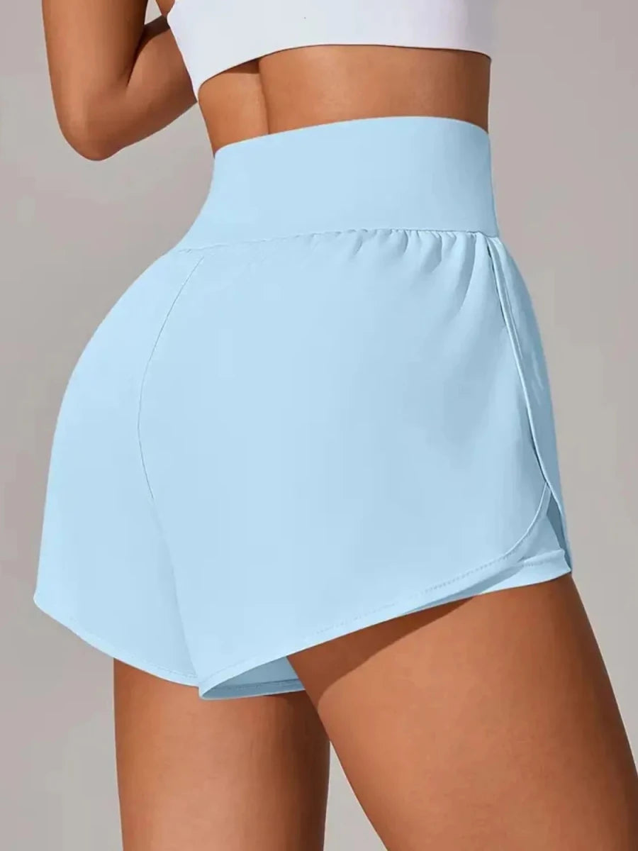 Pocketed High Waist Active Shorts - Wow Store