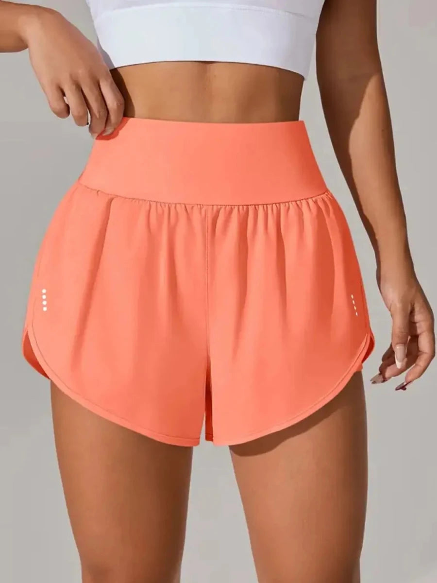 Pocketed High Waist Active Shorts - Wow Store