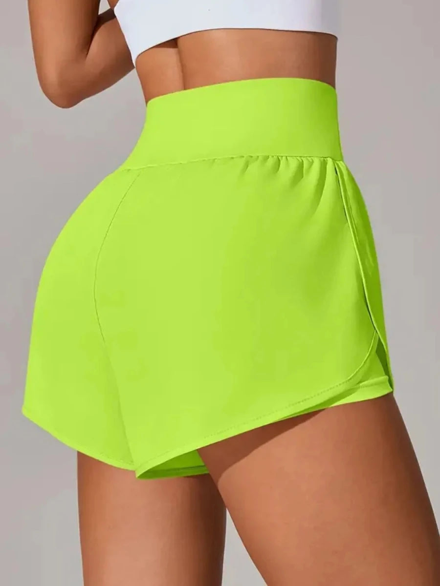 Pocketed High Waist Active Shorts - Wow Store