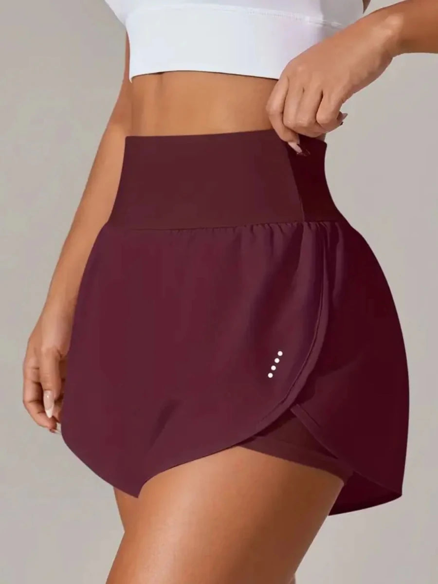Pocketed High Waist Active Shorts - Wow Store