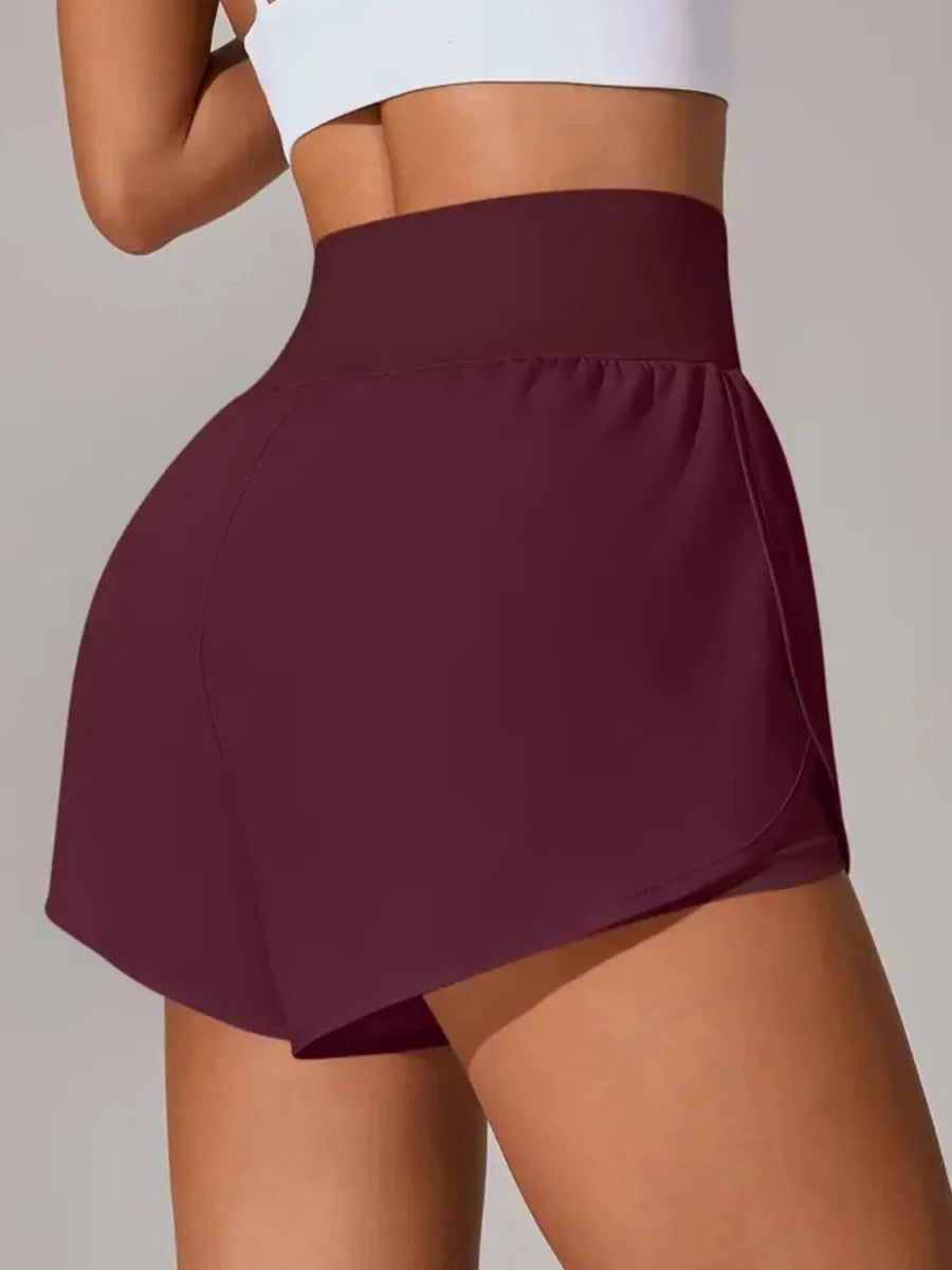 Pocketed High Waist Active Shorts - Wow Store