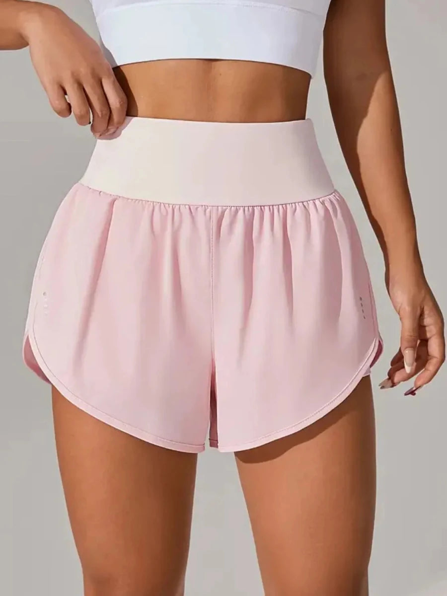Pocketed High Waist Active Shorts - Wow Store
