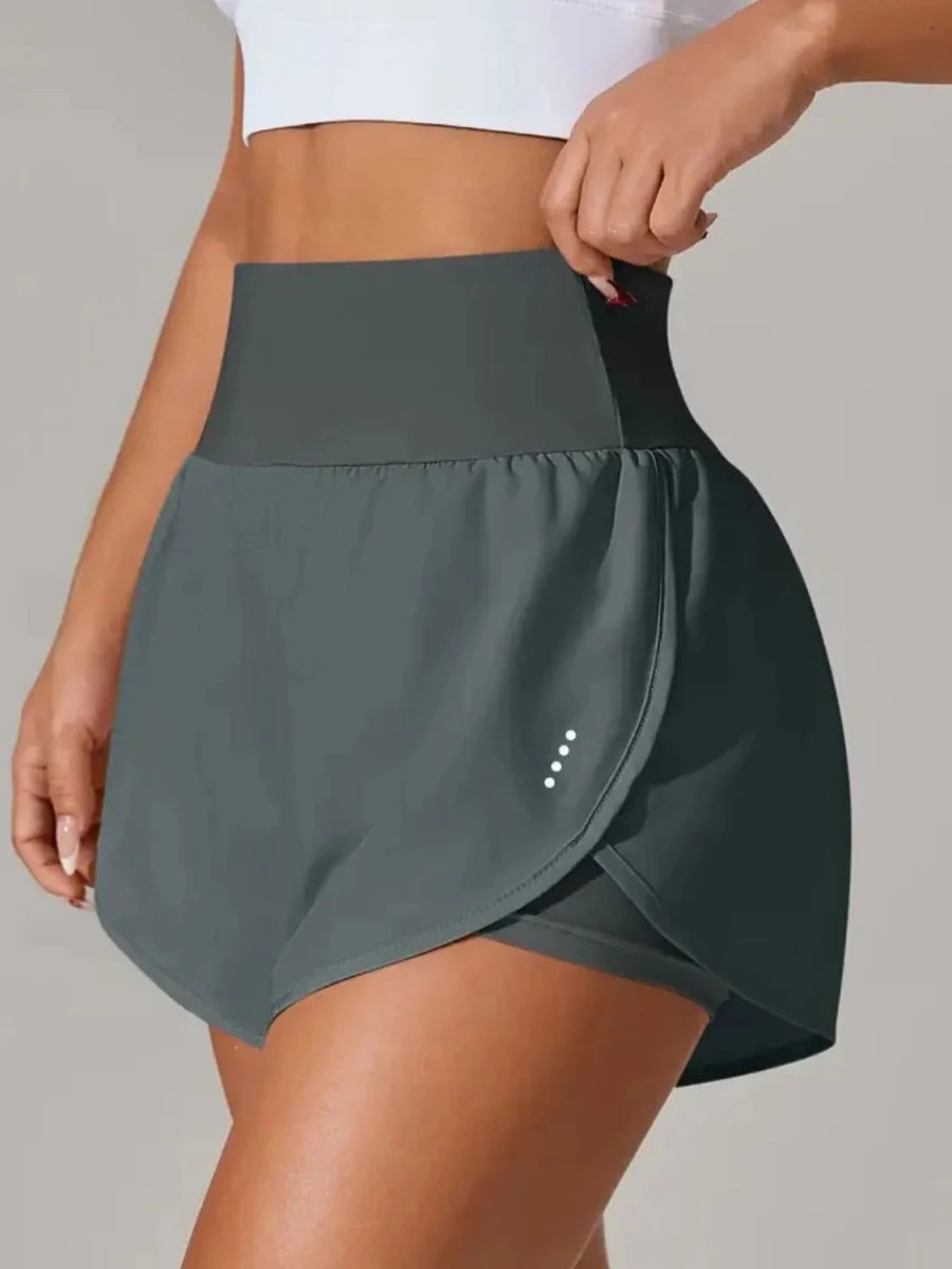 Pocketed High Waist Active Shorts - Wow Store