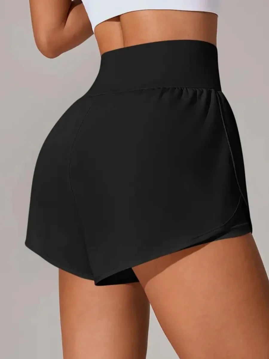 Pocketed High Waist Active Shorts - Wow Store
