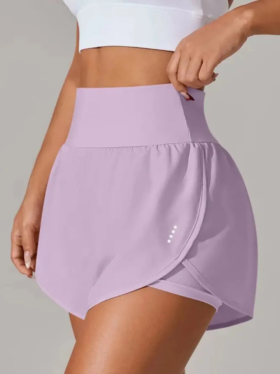 Pocketed High Waist Active Shorts - Wow Store