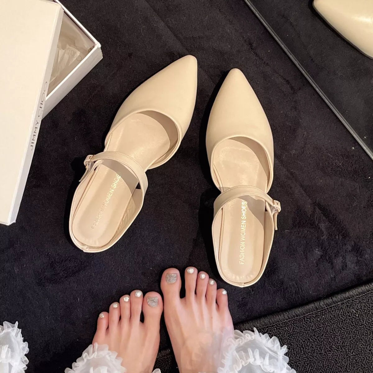 Point Toe Flats Sandals - Wow Store