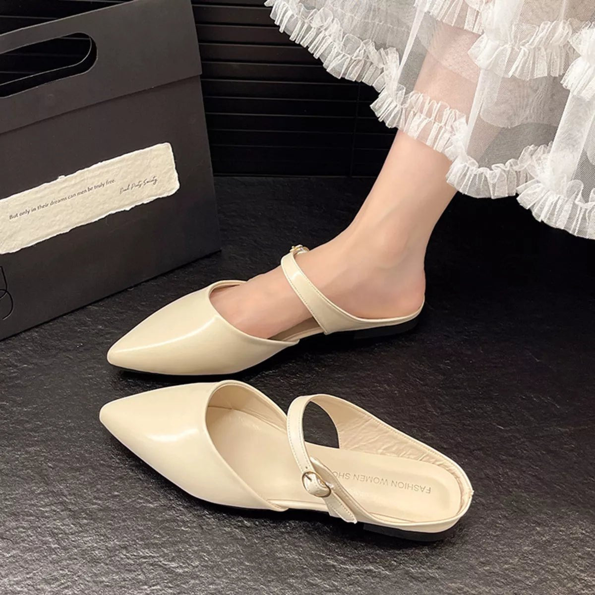 Point Toe Flats Sandals - Wow Store