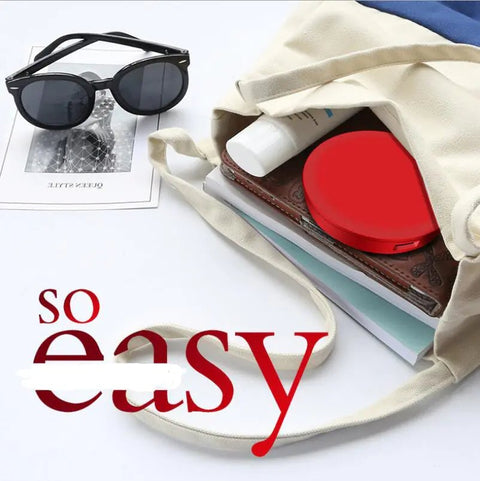 Portable Folding LED Power Bank with Makeup Mirror - Wow Store