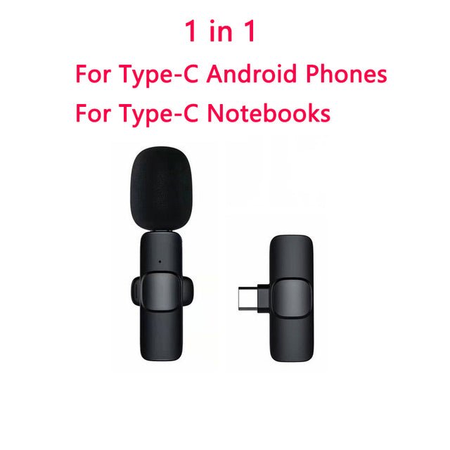 Portable Mini Wireless Lavalier Microphone - WowStore.live