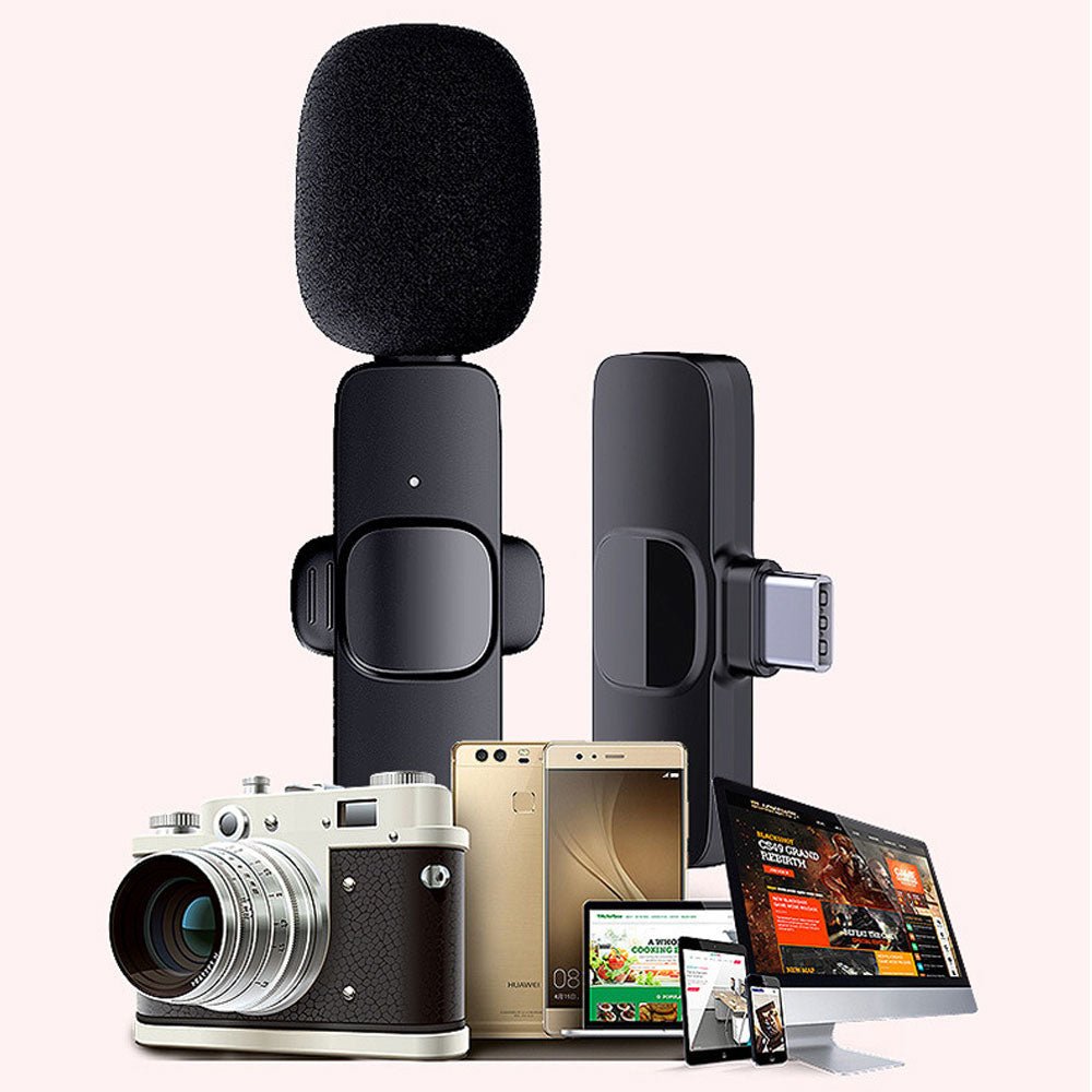 Portable Mini Wireless Lavalier Microphone - WowStore.live