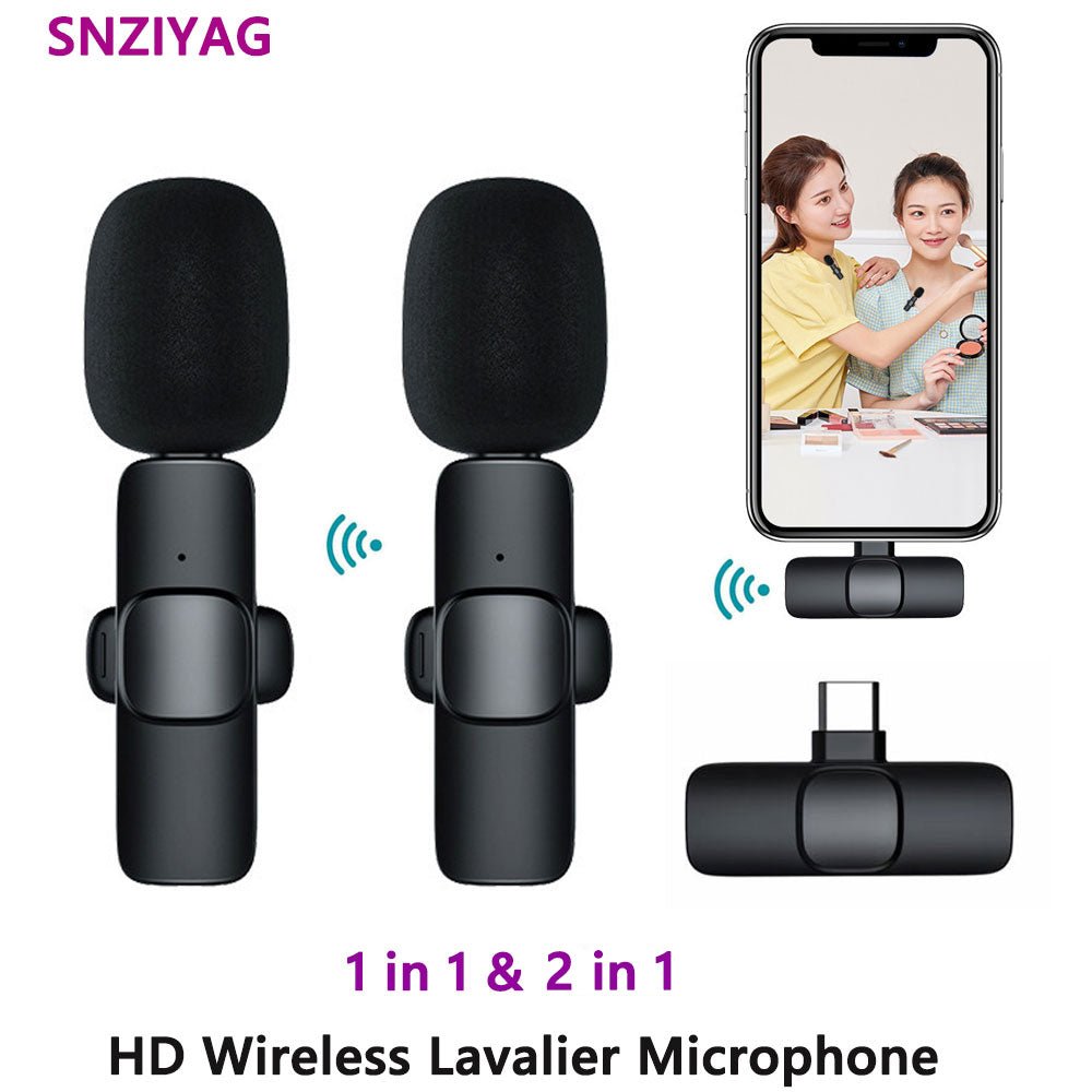 Portable Mini Wireless Lavalier Microphone - WowStore.live