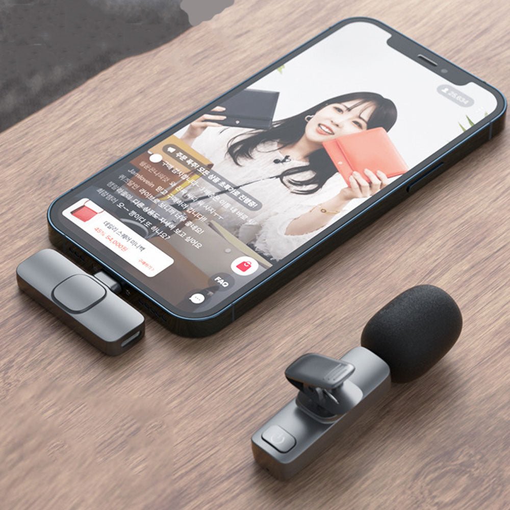 Portable Mini Wireless Lavalier Microphone - WowStore.live