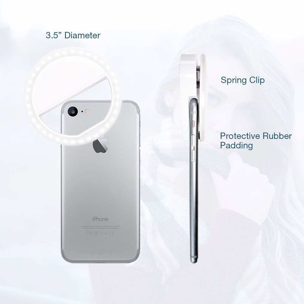 Portable Selfie Ring Clip On for Mobile Phone - Wow Store