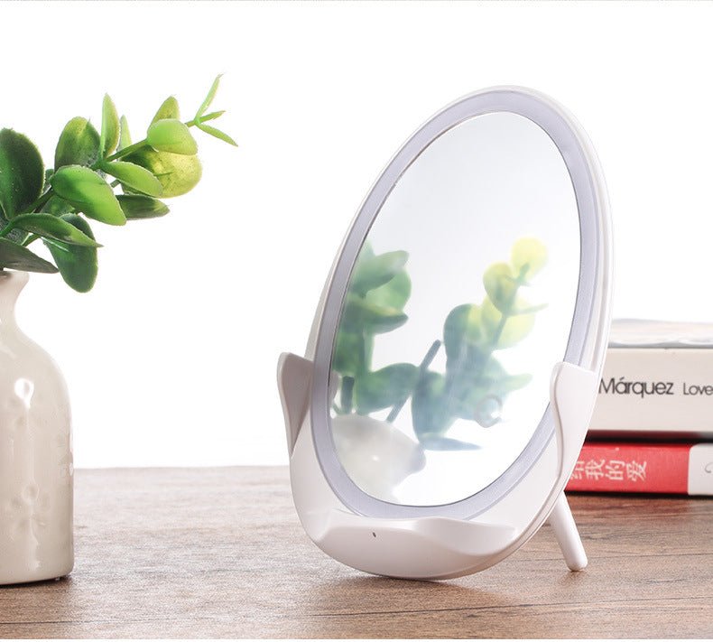 Portable Stand Mirror with Light and Wireless Charger - WowStore.live