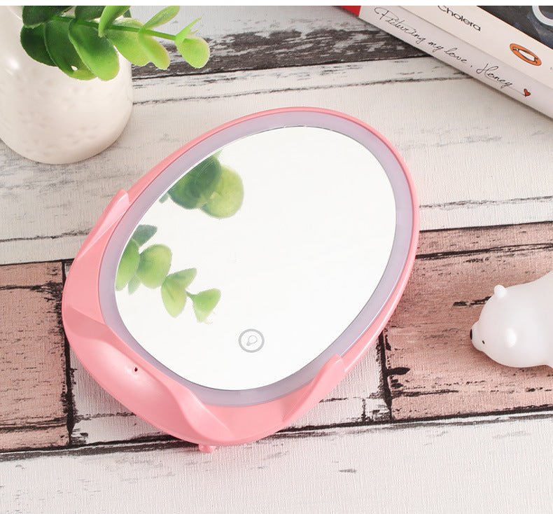 Portable Stand Mirror with Light and Wireless Charger - WowStore.live