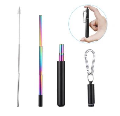 Portable Telescopic Stainless Steel Travel Straw - Wow Store