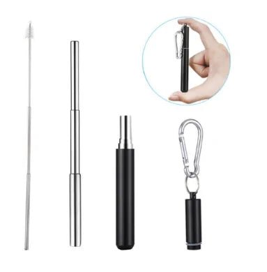 Portable Telescopic Stainless Steel Travel Straw - Wow Store
