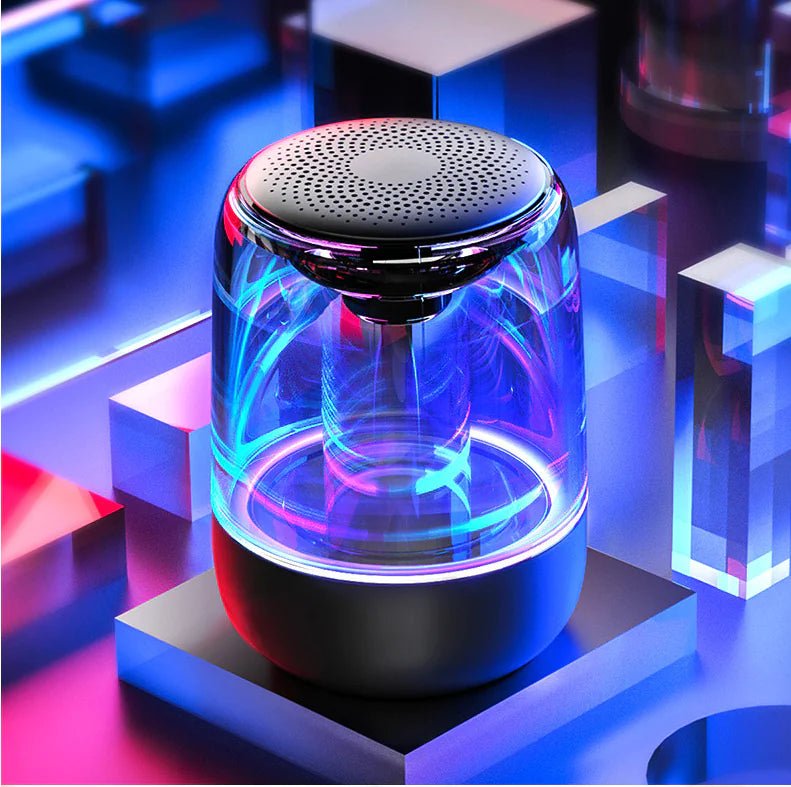 Portable Wireless Bluetooth Speaker with Variable Color LED Light - Wow Store