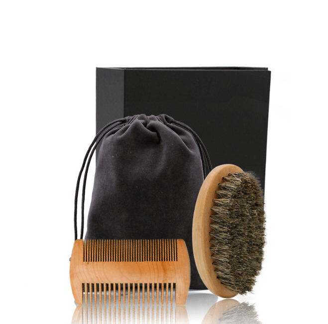 Premium Beard Care Set with Oval Brush - WowStore.live