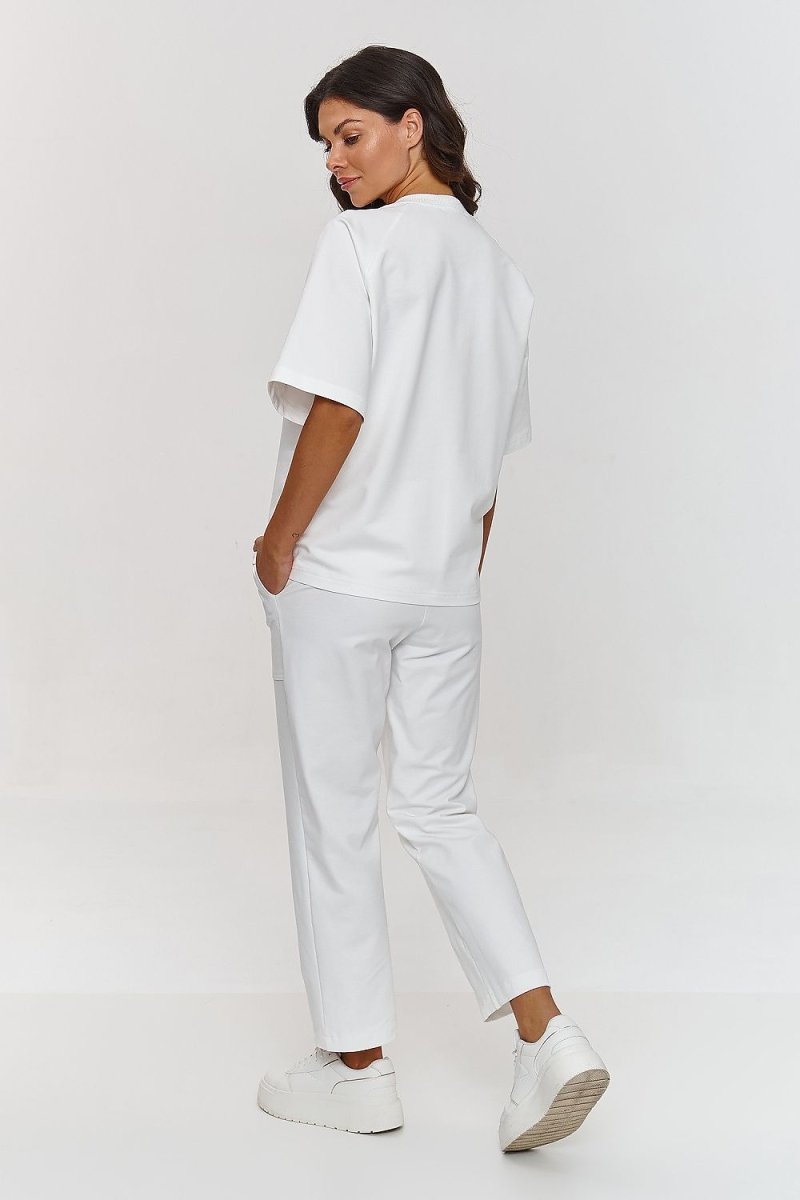 Premium Cotton Raglan Tracksuit Set 209861 - Makadamia | Wow Store - Wow Store