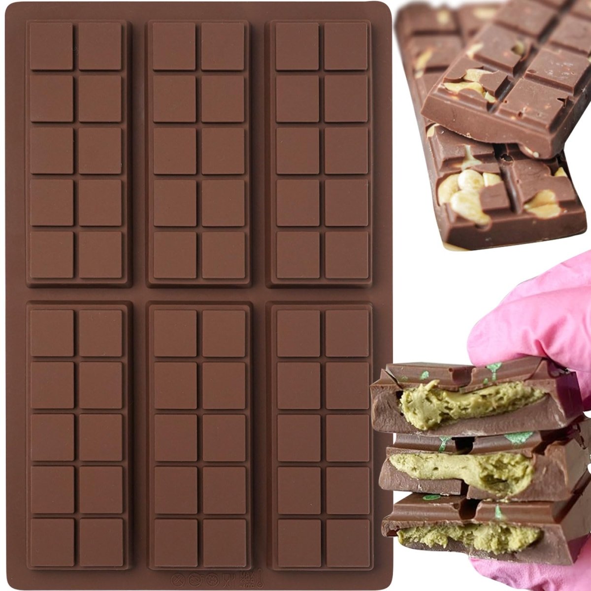 Premium Silicone Chocolate Bar Mold Set - WowStore.live