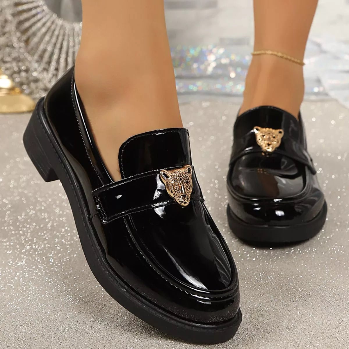 Pretty Mules Round Toe Block Heel Loafers - WowStore.live