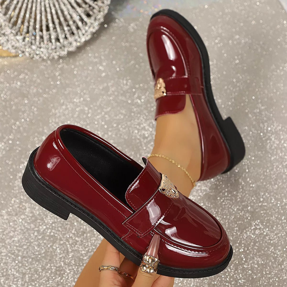 Pretty Mules Round Toe Block Heel Loafers - WowStore.live