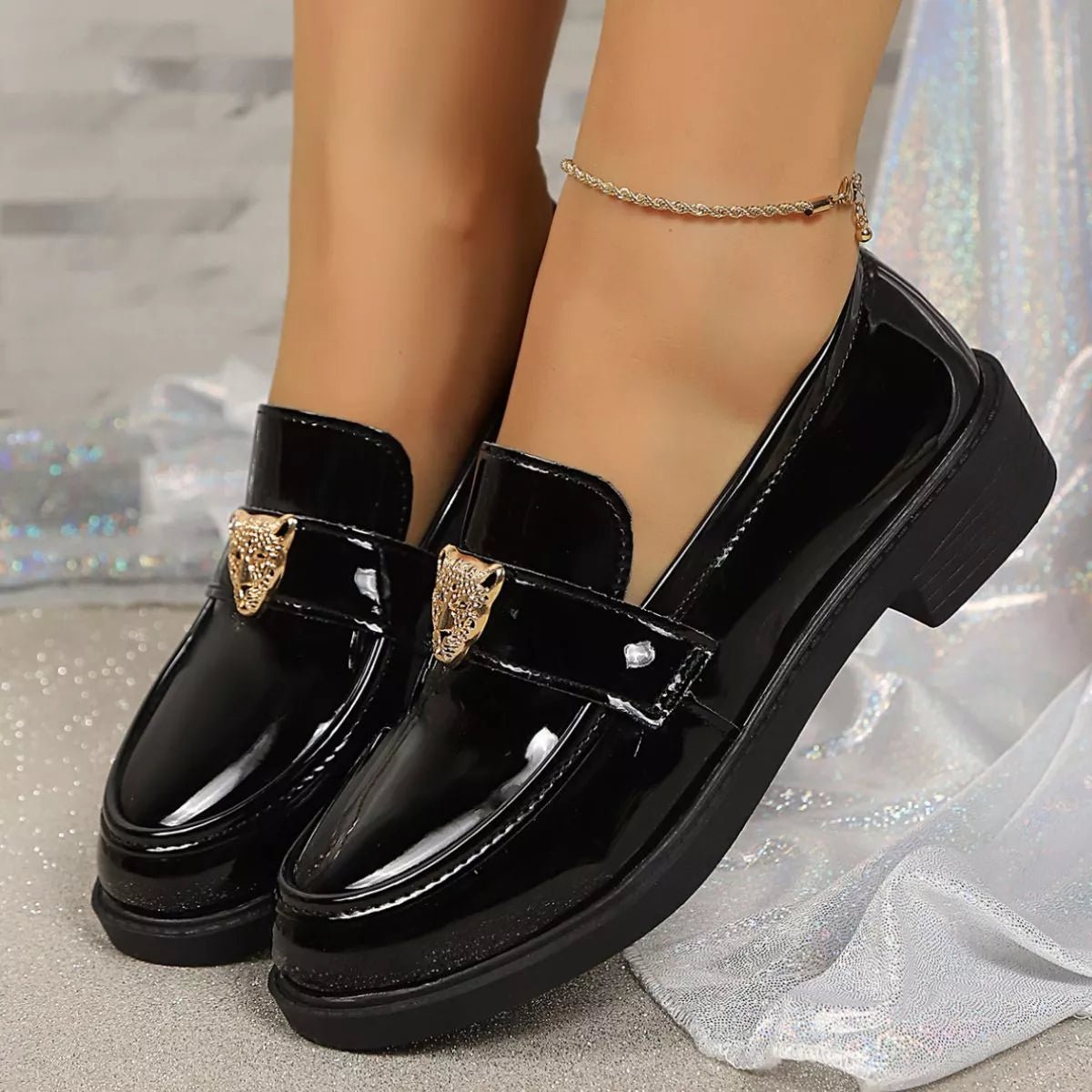 Pretty Mules Round Toe Block Heel Loafers - WowStore.live