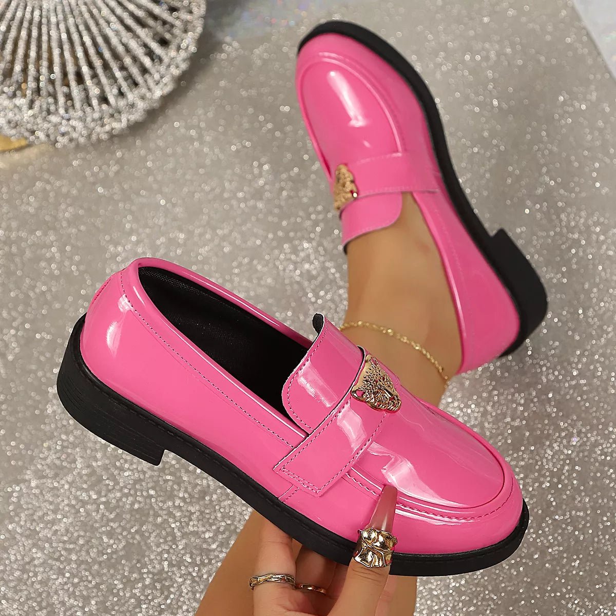 Pretty Mules Round Toe Block Heel Loafers - WowStore.live
