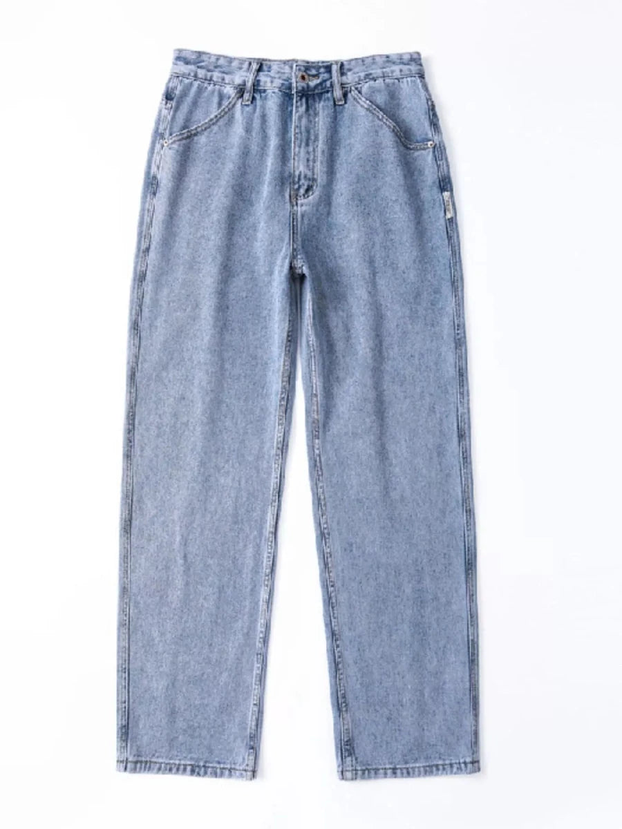Prime Look Men's Relaxed Fit Wide Leg Jeans - WowStore.live