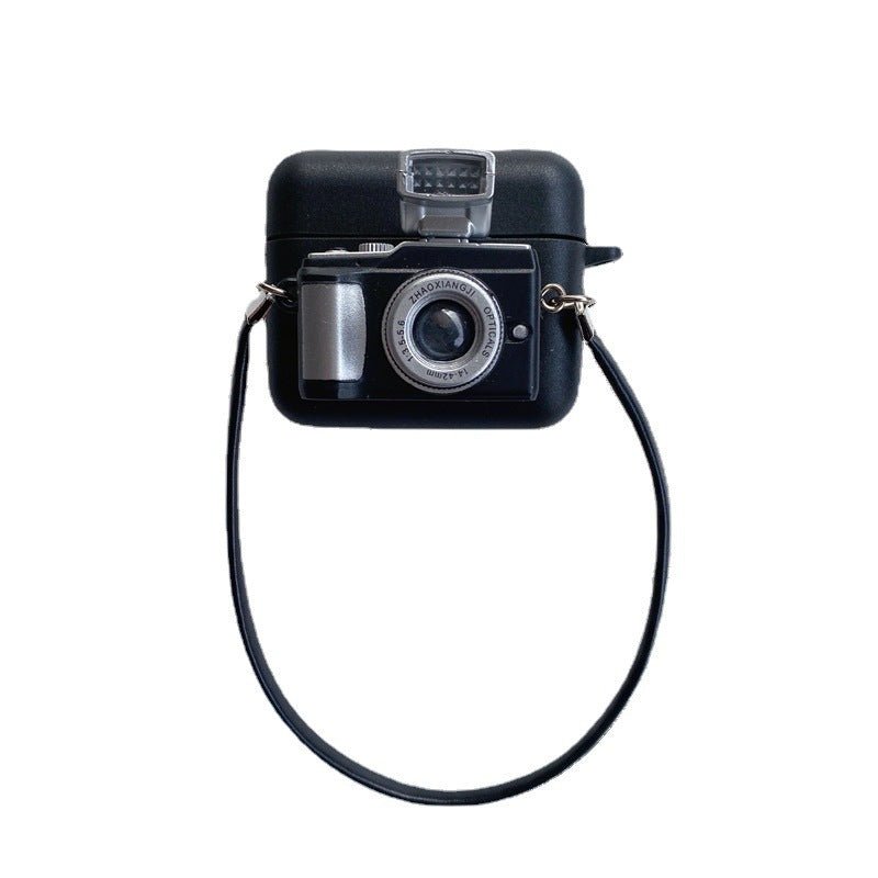 Protective Retro Camera Wireless Bluetooth Headset Case - Wow Store