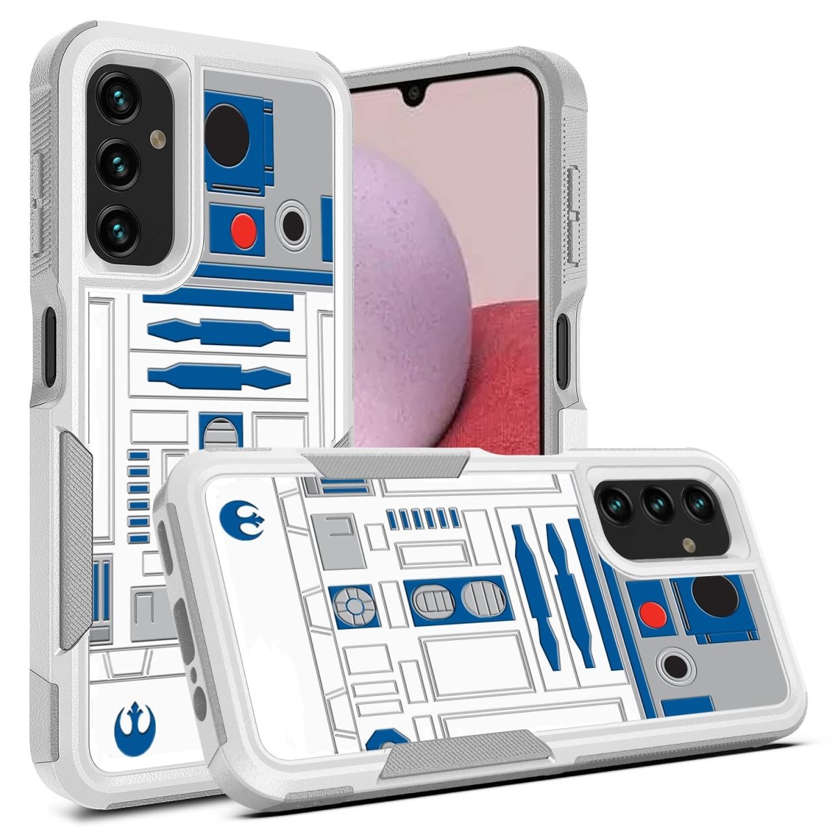 R2D2 Astromech Droid Armor Case for Samsung Galaxy A14 5G - WowStore.live