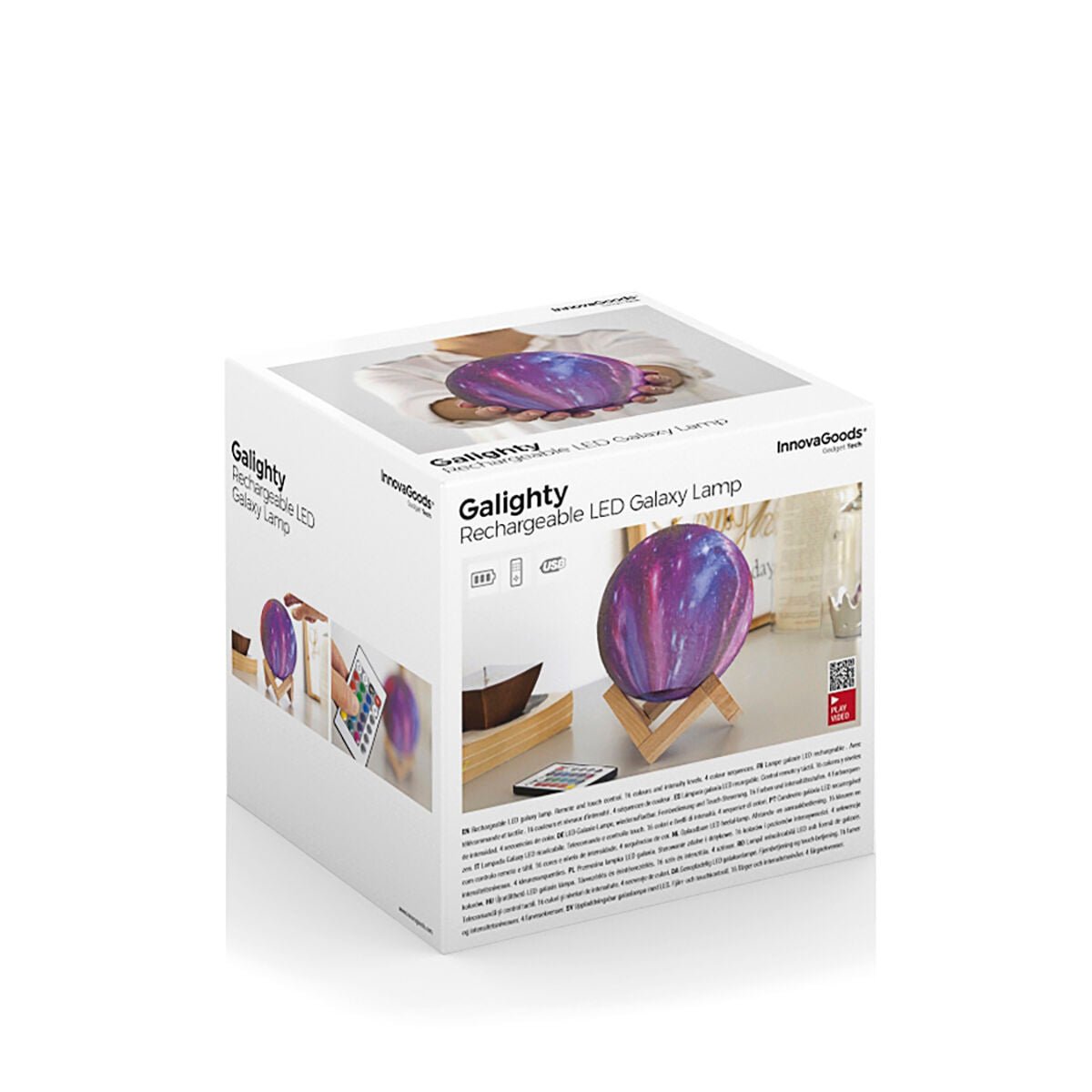 Rechargeable Galaxy LED Lamp Galighty InnovaGoods - Wow Store