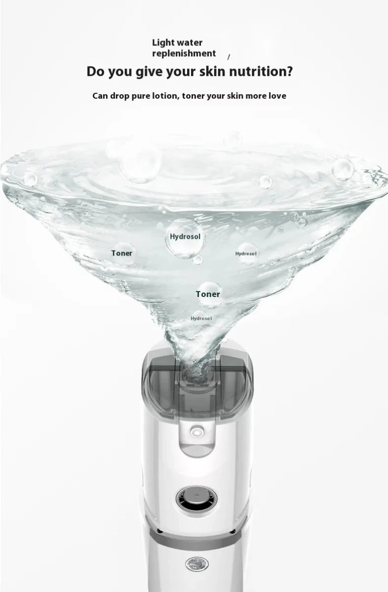 Graphic of liquid swirling into the clear tank on top of the sprayer