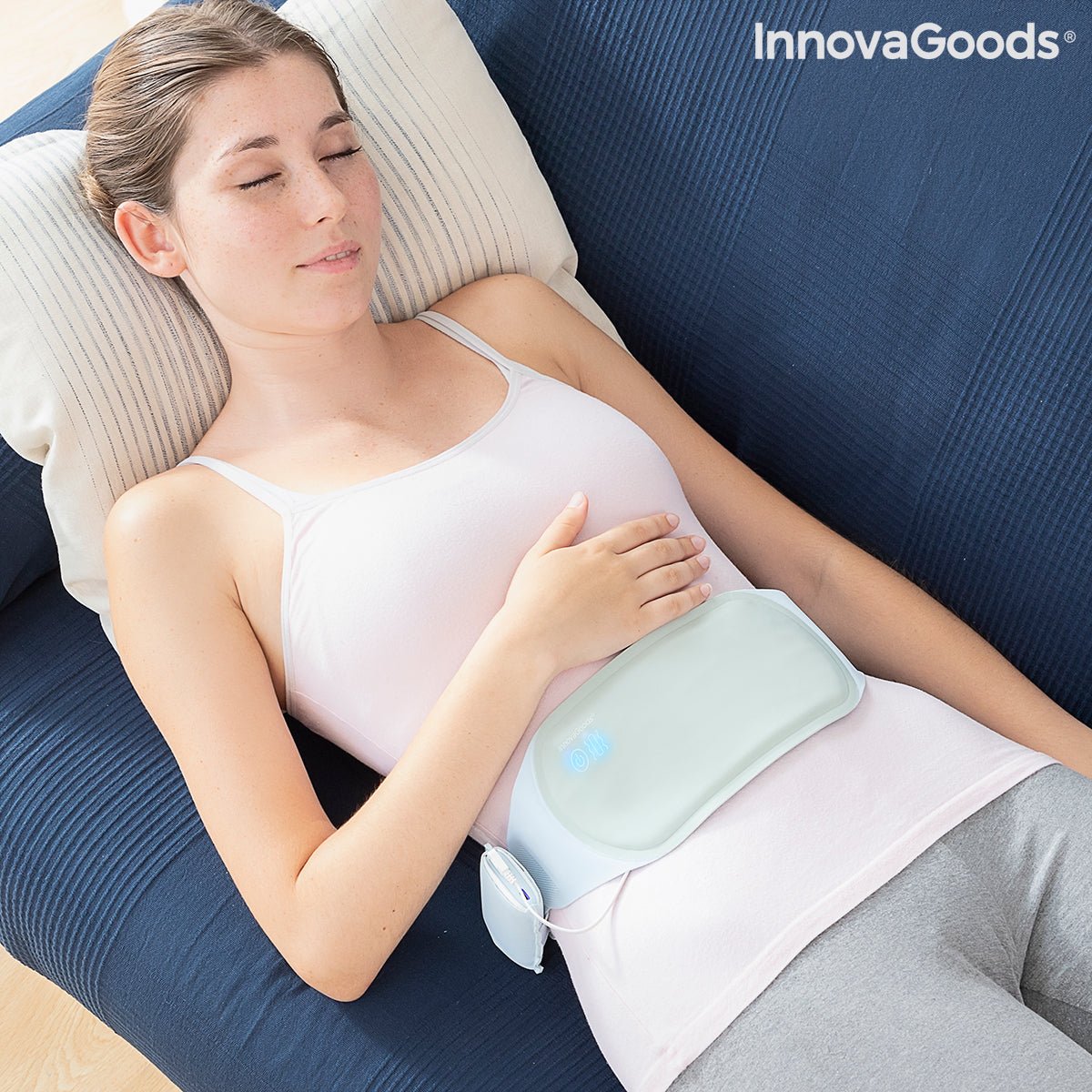 Rechargeable Wireless Massage and Heat Belt Beldisse InnovaGoods - Wow Store