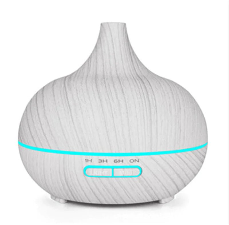 Remote Control Wood Grain Aromatherapy Lamp & Ultrasonic Diffuser | wowstore.live - Wow Store