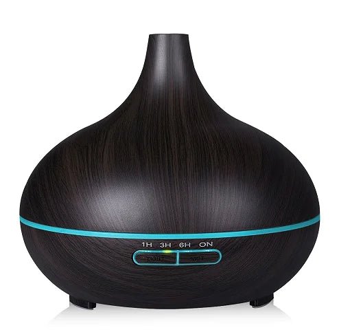 Remote Control Wood Grain Aromatherapy Lamp & Ultrasonic Diffuser | wowstore.live - Wow Store