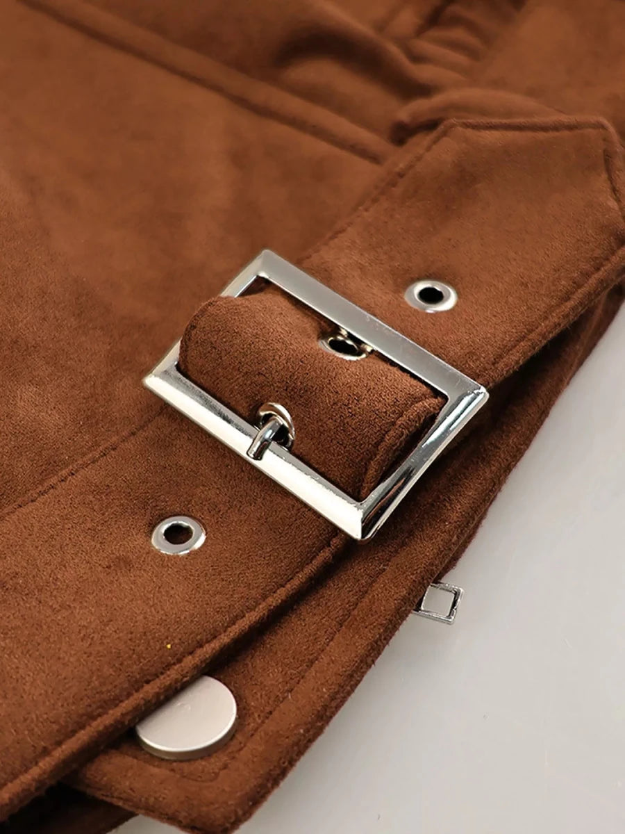 Renee Zip Up Dropped Shoulder Moto Jacket - WowStore.live