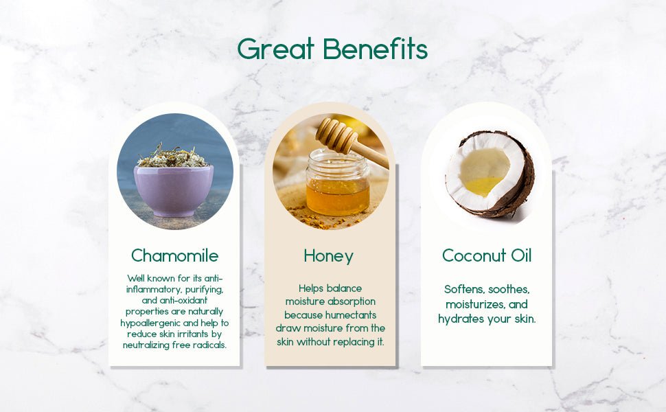 Renewing Soap Bar. Chamomile, Honey, and Coconut Oil. - WowStore.live