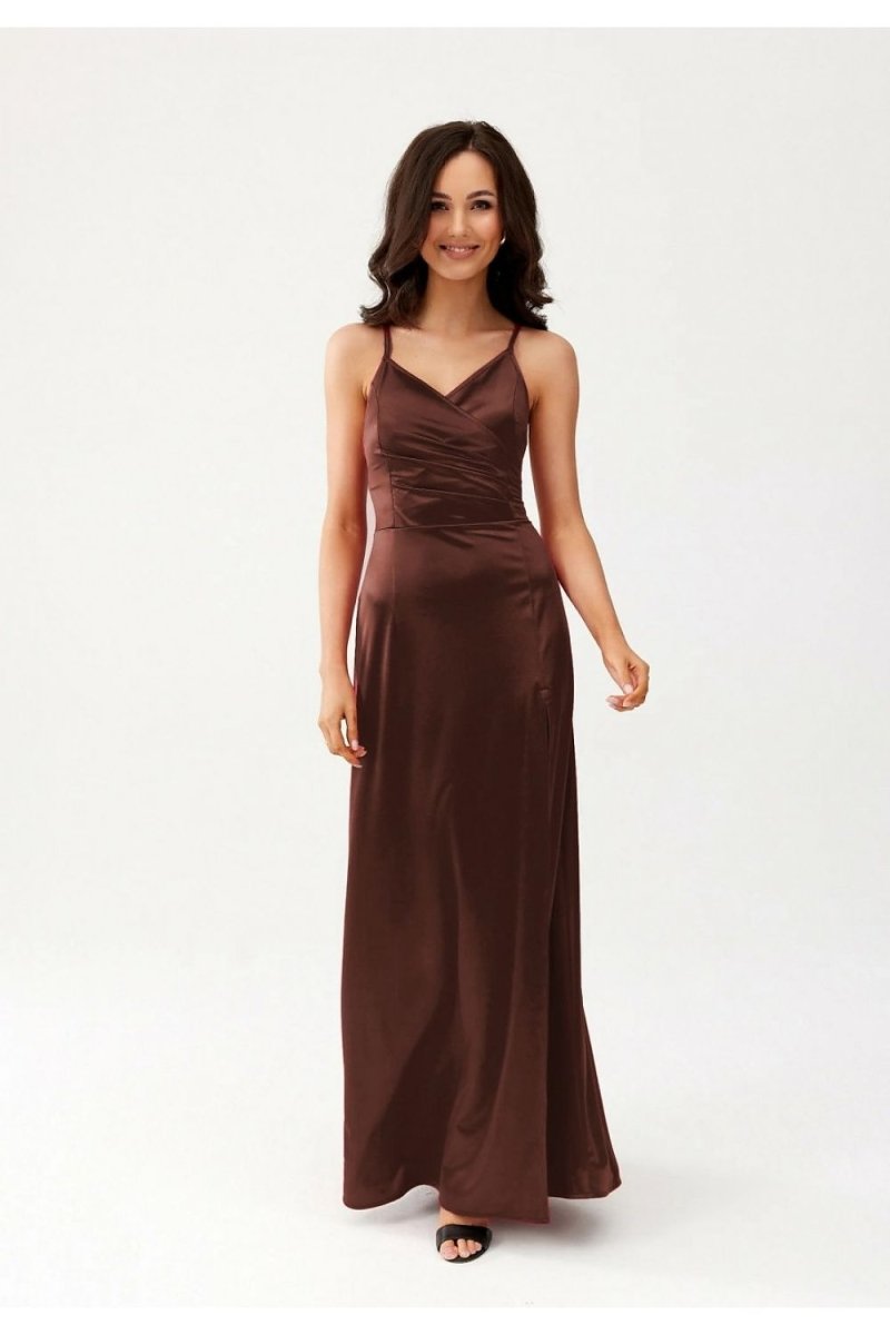 Roco Fashion Elegant Long Dress Model 213640 | Floor - Length Evening Gown | wowstore.live - Wow Store