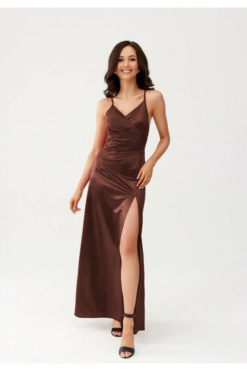 Roco Fashion Elegant Long Dress Model 213640 | Floor - Length Evening Gown | wowstore.live - Wow Store