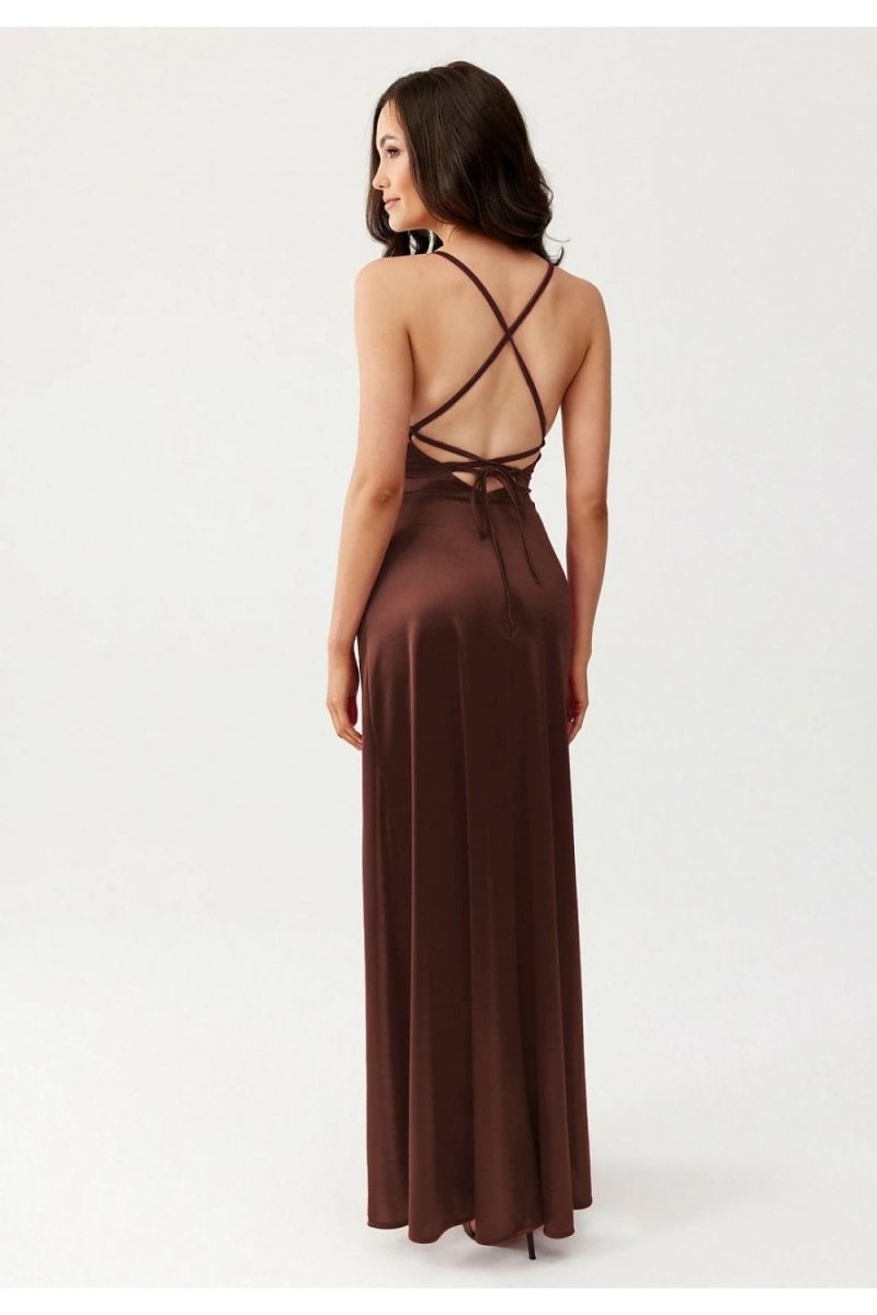 Roco Fashion Elegant Long Dress Model 213640 | Floor - Length Evening Gown | wowstore.live - Wow Store