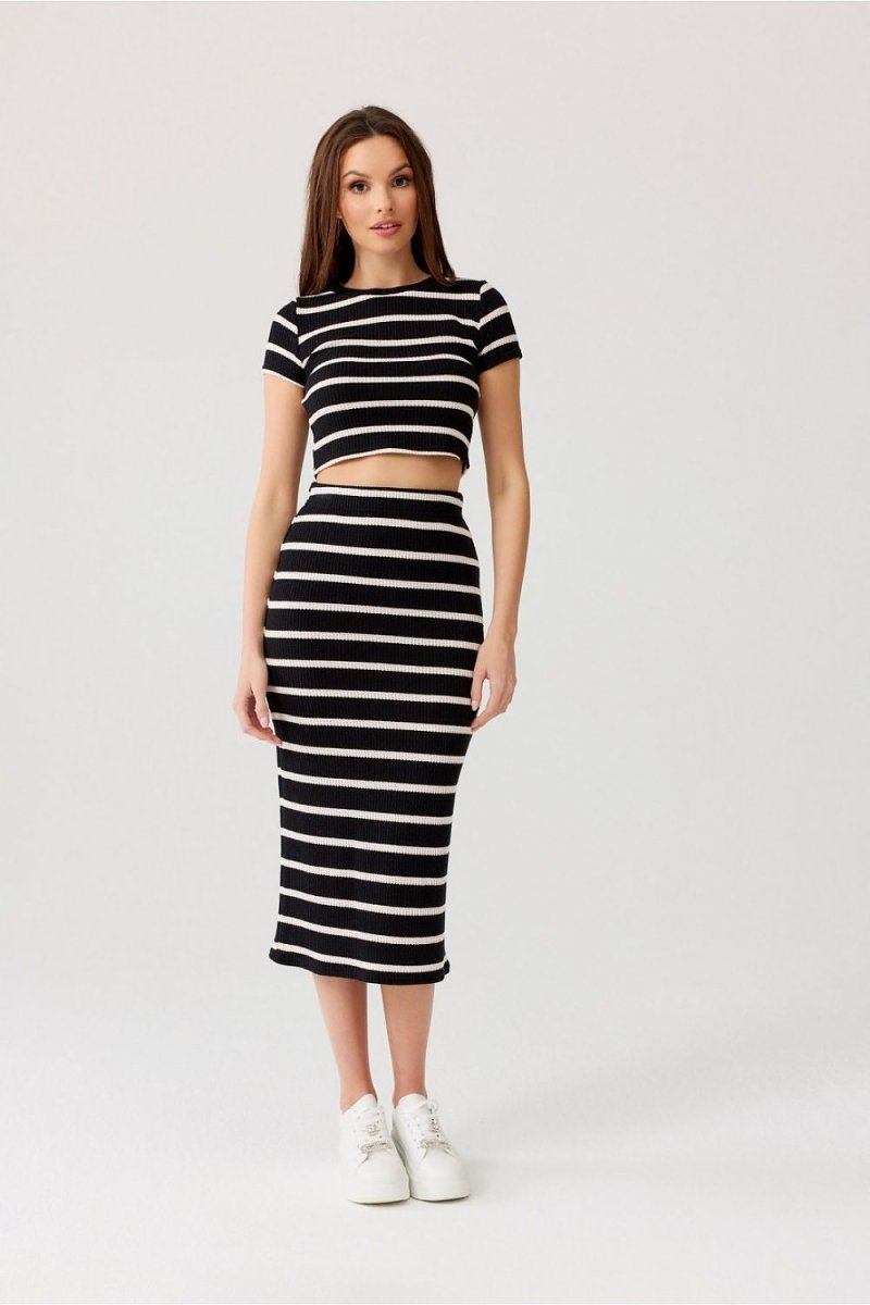 Roco Fashion Elegant Midi Skirt Model 192556 - Contemporary Women's Apparel | wowstore.live - Wow Store